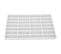 Mobestech Reusable Silicone Mold for Crafts Rock Molds and Domino Shape Easy to Demold and Tear-resistant for DIY Crafts Making and Domino Plate Creation