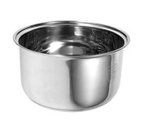 Mobestech Rice Cooker Inner Pot with Universal Compatibility 3l Stainless Steel Nonstick Cooking Pot Replacement for Kitchen and Office Use