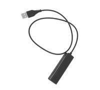 Mobestech Rj9 to USB Adapter Cable Lightweight Plastic Converter for Headsets Compatible with Audio Devices in Remote Working and Work from Home