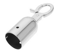 Mobestech Rope End Cap Stainless Steel with Self-closing Buckle for Post Ropes for Crowd Control at Trade Shows and Safety Barriers