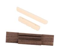 Mobestech Rosewood Ukulele Bridge and Nut Set Height Instrument Repair Accessories for Beginners and DIY String Replacement
