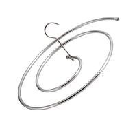 Mobestech Rotatable Stainless Steel Spiral Drying Rack for Quilts Blankets Space Saving Spiral Laundry Hanger for Balcony Lightweight Multi Purpose Indoor Outdoor Clothes Drying Stand