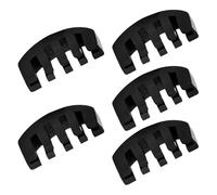 Mobestech Rubber Violin Mute Claw Style 5pcs Sound Dampener for Home Use Training Universal Fit for 4/4 3/4 1/2 Violins Easy Installation