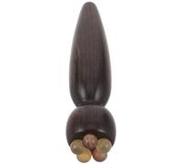 Mobestech Sandalwood Eye Massager Stick with Lotus Pod Head, Handheld Wooden Eye Skin Care Tool for Puffiness Reduction and Lifting, Portable Facial Massage Device for Women