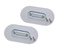 Mobestech Self Adhesive Screw Hooks Multi-Functional Plastic and Alloy Material 2pcs with Adjustable Angle Design, Easy to Use and Withstand Huge Weight for Wall Decoration for Home