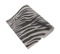 Mobestech Self Adhesive Zebra Stripe Rhinestone Applique 24X20Cm, Square Embroidery Patch for DIY Fashion Clothing and Bag Embellishment