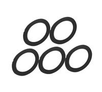 Mobestech Sewer Pipe Gasket Set 5 Pack Fits Wet Room Sink Drains Plastic Hose Gasket for Faucet Washers