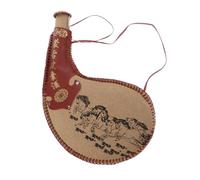 Mobestech Sheep Gallbladder Flask Wine Bota Bag Sealing Lid Decorative Bota Bag Portable