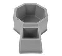 Mobestech Silicone Flower Pot Mold Hexagon and Square Shapes with Double Layer Design 2pcs Smooth and Well Shaped Finishes for Concrete Planters for Outdoor and Handcrafting Projects