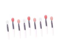 Mobestech Silicone Lip Brush Set 9pcs Cosmetic Lip Makeup Applicators and Nude Heads for Women’s Professional Beauty Tools