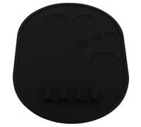 Mobestech Silicone Makeup Palette with 6 Mixing Wells Non-slip Makeup Brush Holder Mat for Foundation Lipstick Nail Polish Manicure Palette Suitable for Professional and Personal Use