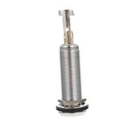 Mobestech Silver Barrel Stereo Plug Copper Material Replacement Part with High Sensitivity Bass Output Stereo Jack Socket Maintains Original Tone for Electric and Acoustic Guitar