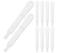 Mobestech Small Ink Dropper Pipettes Set of 30 - Calibrated Plastic Liquid Extraction Tools for Tattoo Ink, Airbrush Pigment Dispensing, and Spray Paint Applications