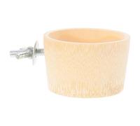 Mobestech Small Pet Bowl Refillable Feeder Food Container for Hamsters Guinea Pigs Rabbits Compact Easy to Clean Practical Pet Feeding Accessory