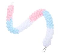 Mobestech Squirrel Climbing for Pets and Sugar Gliders, Cotton Braided Rope Designed for Indoor Playing and Chewing, Enhancing Fun and Stimulation with Hanging Decoration for Cage