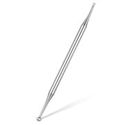 Mobestech Stainless Steel Acupuncture Point Rod Small Manual Metal Massage Stick Portable Design for Hand and Foot Reflexology