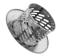 Mobestech Stainless Steel Chimney Cap for Fireplace and Exhaust Pipe with Birdproof Design, Umbrella-Shaped Cone Cover Suitable for 110mm Diameter Pipes, Outdoor Roof Vent Protection