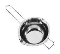 Mobestech Stainless Steel Chocolate Melting Pot Butter Warmer Bowl for Baking and Candle Making Lightweight Double Boiler Melting Bowl for Wax Cheese Candy and Sauce Heating at Home and