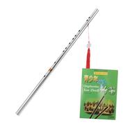 Mobestech Stainless Steel Dizi Flute Set Key Traditional Chinese Woodwind Instrument for Beginners Authentic Transverse Flute with Accurate Tuning and Consistent Sound Quality