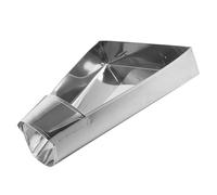 Mobestech Stainless Steel Food Packing Scoop Ergonomic Design for Easy Serving for Fried Chicken French Fries and More Smooth Surface for Safe Handling for Home and Restaurant Use