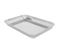 Mobestech Stainless Steel Laboratory Tray Flat Bottom Mixing Tray for Medical Experiments Sample Storage and Kitchen Use Easy Access Open Design