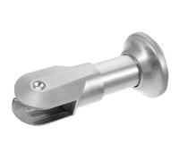 Mobestech Stainless Steel Restroom Partition Foot Support Public Toilet Partition Fitting Accessory Bathroom Stall for Toilet Room