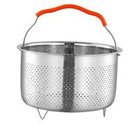 Mobestech Stainless Steel Steamer Basket Capacity Food Steamer for Cooking Rice Vegetables Seafood More Even Heat Distribution Fast Drainage