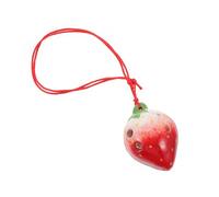 Mobestech Strawberry Ocarina Beginner Wind Instrument Creative Musical for Students Practice Flute with Beautiful Sound Quality