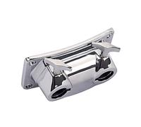 Mobestech Sturdy Metal Drum Bracket Wc80 Double Hole Design Lightweight and Easy to Carry Tom Mount Clamp for Drum Set Kit Parts Drumming Accessories