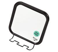 Mobestech Suction Cup Bathroom Mirror Premium Wall Mounted Cosmetic Mirror High Definition for Makeup and Shower with Modern Black Frame