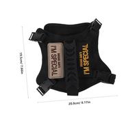 Mobestech Tactical Cat Harness and Leash Adjustable Soft Padded Vest with Metal D-ring Attachment for Walking Small Dogs and Cats Comfortable Black