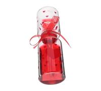 Mobestech Temperature Sensitive Glass Hourglass Ornament Elegant Hand Boiler Sensory Item for Adults Artistic Home and Office Decoration Stylish Liquid Transfer Sculpture for Interior Design