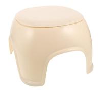 Mobestech Thickened Plastic Step Stool with Storage Cartoon Pedicure Footrest for Home Salon Kitchen Bathroom and Bedroom Non-slip Base Foot Stand for Shower and Bathtub Use