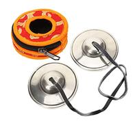 Mobestech Tibetan Tingsha Cymbals Small Copper Meditation Yoga Bell Relaxation Sound Instrument for Mindfulness and Zen Practice with Harmonic Tones Lightweight and Portable