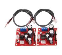 Mobestech Turntable Preamp 2pcs DIY Electronics Component with Analog Realism Red Metal Plastic for Record Player Upgrade