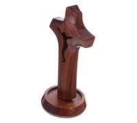 Mobestech Unfinished Wooden Cross for Crafts Small Tabletop Ornament Wood Construction Religious Home Decor for Easter Baptism Church Centerpiece