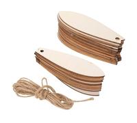 Mobestech Unfinished Wooden Surfboard Shapes Beige for DIY Crafts 30pcs Beach-Themed Decorations Resistant to Warping for Graffiti Painting Surfboards for Family Bonding and Summer