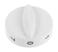 Mobestech Universal Refrigerator Temperature Control Knob - Freezer Replacement Thermostat Adjustment - White Plastic 6mm Shaft Fridge and Chest Freezer Turning Button for Kitchen Appliances