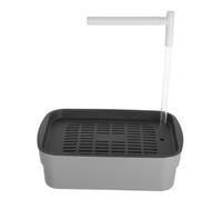 Mobestech USB Powered Automatic Bird Bath Fountain for Cage Parakeet Conure Budgie Cockatiel Lovebird with Lightweight Abs Tub Indoor Bird Shower Bathtub for Safe Relaxation and Playful