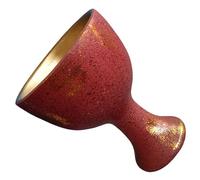 Mobestech Vintage Resin Holy Cup Sacrificial Goblet for Worship and Altar Adornment Smooth Surface Chalice Decoration for Religious Ceremonies and Home Temple Use