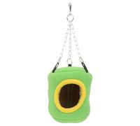 Mobestech Warm Cotton Nest for Parrots Providing Cozy Winter Sleeping Bed This Parrot House Features Bucket-shaped Design for Keeping Your Pet Bird Warm and Comfortable in Their Cage