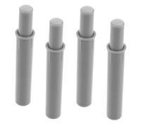 Mobestech Wastebasket Lid Closer 4Pcs Replacement Plastic Piston for Garbage Bin, Office Kitchen, Protects Fingers