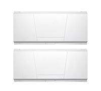 Mobestech Watercolor palette box 2pcs Plastic 24 wells Folding paint palette Portable case for artists for outdoor and indoor painting