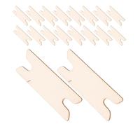 Mobestech Weaving Shuttle Stick 20PCS Wooden 3.1 Inch for Knitting Looms Home DIY Craft Projects