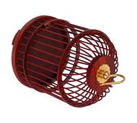 Mobestech Wooden Hanging Bird Cage for Small Animals Vintage Style Insect and Bird Cage with Dome Top Outdoor Decorative Pet Carrier Suitable for Hamsters