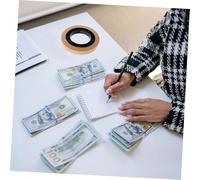 Mobestech Yellow Money Band Paper Straps for Cash Bundling Versatile Currency Wrapping Bands for Banknotes Organization Efficient Bank Cash Management for Financial Use
