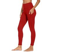 Mobeur Buttery Soft Leggings for Women High Waisted Gym Leggings with Pockets No Front Seam Yoga Pants for Running Workout Ladies Elasticated Waist Trousers