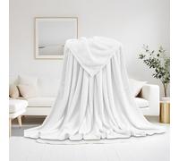 Mobeur Flannel Bath Towel Blanket Soft Warm Coral Fleece Blanket Fluffy Plush Plain Flannel for Bed Sofa Coral Fleece Yoga Throw Bedroom Decorative