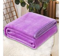 Mobeur Fleece Plush Throw Blanket, Super Soft Fuzzy Cozy Flannel Blanket for Bed Couch Sofa Lightweight Comfy Air Conditioning Blanket Microfiber Blankets