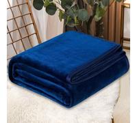 Mobeur Fleece Plush Throw Blanket, Super Soft Fuzzy Cozy Flannel Blanket for Bed Couch Sofa Lightweight Comfy Air Conditioning Blanket Microfiber Blankets